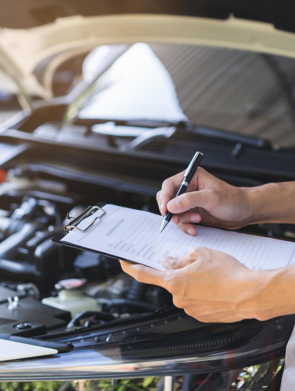 O carro é inspecionado quando é devolvido?