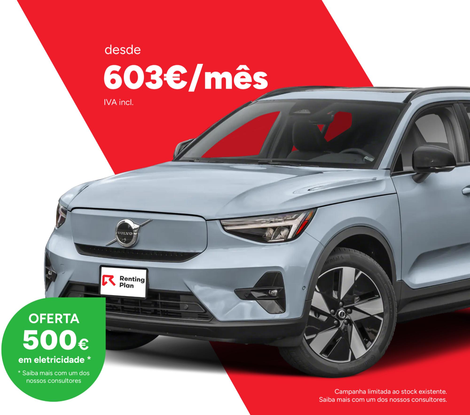 Descubra o Volvo EX40. Mobilidade el&eacute;trica sem complica&ccedil;&otilde;es.
