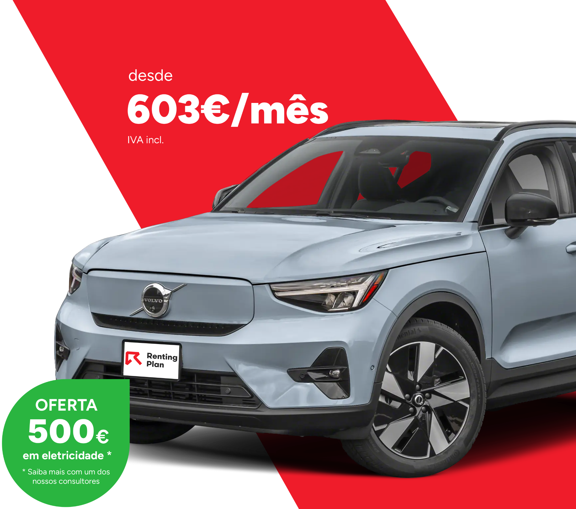 Descubra o Volvo EX40. Mobilidade el&eacute;trica sem complica&ccedil;&otilde;es.
